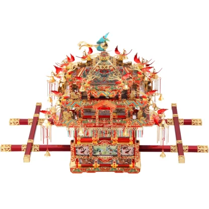 Piececool 3D Metal Puzzle DIY Model Kits Bridal Sedan Chair Jigsaw Building Kits Toys for Teen Birthday Gifts - Image 2