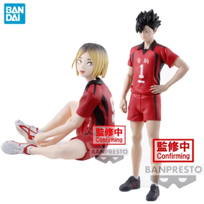 Original BANDAI Anime Haikyuu!! Kozume Kenma Kuroo Tetsurou Action Figure Toys Banpresto PVC Model Collector Xmas Gift