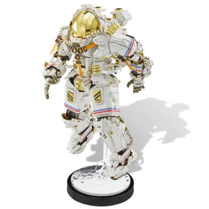 Piececool 3D Metal Puzzles Taikonaut Model Kits Jigsaw Toys for Adult Brain Teaser DIY Set for Home Decoration Birthday Gifts