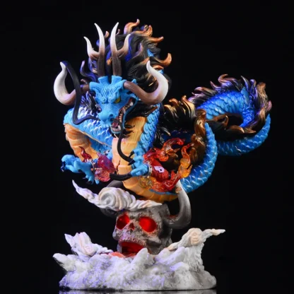 22cm One Piece Anime Figure GK Kaido Dragon Form Four Emperors With Lamp PVC Action Figure Model Dolls Antistress Toy For Gift - Image 5