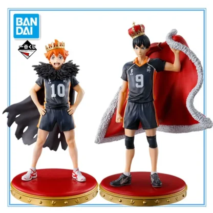 BANDAI Haikyuu Ichiban KUJI 10th Anniversary Shoyo Hinata Tobio Kageyama PVC Anime Action Figures Model Toy Gift