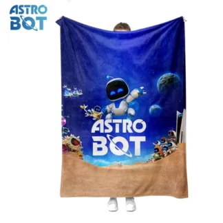 Astrobot Fanart Comfortable Flanne Blanket Soft Comforter Set Throw for Couch Warm Flannel Blankets Bedroom Décor