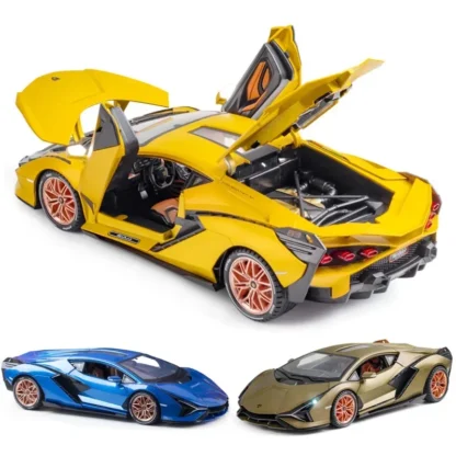 1:18 Lamborghinis SIAN FKP37 Supercar Car Model DieCast Alloy Boys Toys Cars Diecast Toy Collectibles Kids Car A245 3