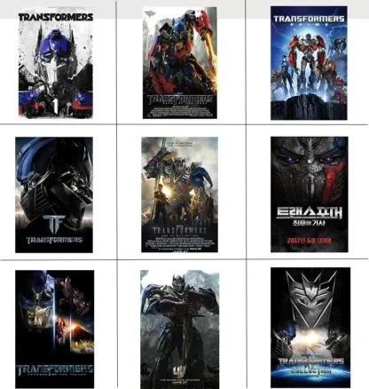 Movie Canvas Painting Classic Movie Poster Transformers Printing Poster Bedroom Decor Motion Scenery Office Room Decor 1