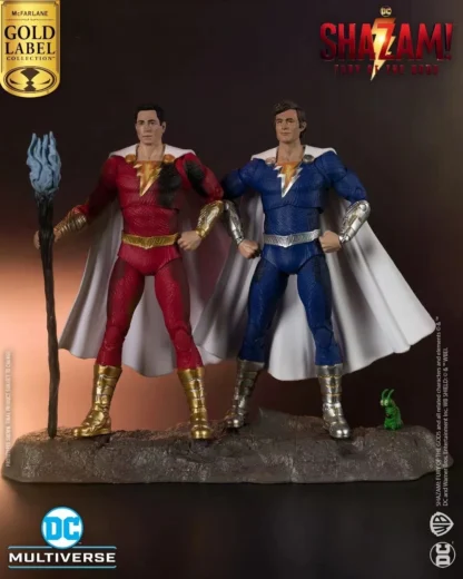 McFarlane Toys DC Multiverse Shazam & Freddie Freeman 2-pack 7'' Action Figures Model Garage Kits Original Doll Collection Gift 4