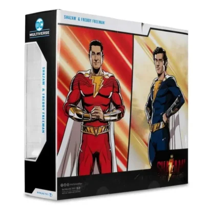 McFarlane Toys DC Multiverse Shazam & Freddie Freeman 7'' Action Figures Model Kits Original Doll Collection Gift 3