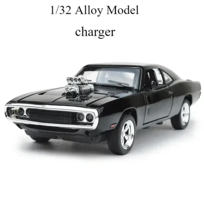 1/32 Fast and Furious 8 DodgeWar Horse Metal Car Model Toys Alloy Diecast Vehicle Models High Simulation Toys Boy's Gift Rebound 2