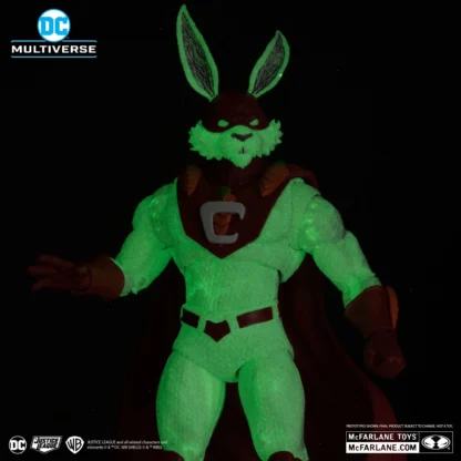 100% Original Mcfarlane Toys DC Multiverse 7in - Captain Carrot(Glow In The Dark)(Gold Label) Model Action Character Doll 4