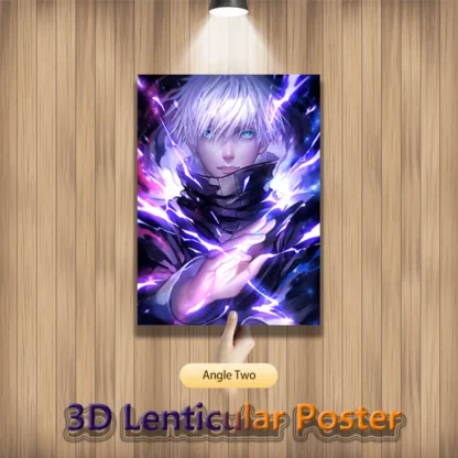 Gojo Itadori Yuji/Ryomen Sukuna 3D Motion Print Posters Lenticular Flip Pictures for Room Decor Home Decoration(Without Frame) 3