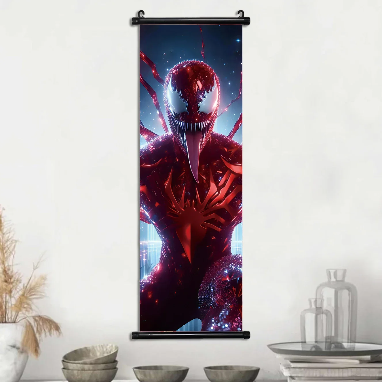 Marvel-Movie-Venom-Hanging-Scroll-Poster-Wall-Artwork-Canvas-Painting-Print-Home-Decoration-Decor-The-Avengers