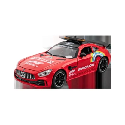 1:24 Mercedes-Benz GTR F1 safety car Alloy Model Scale Car Diecast Metal Sound＆Light Collecties Children Toy Vehicles Gift C382 6