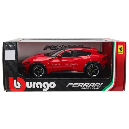 Bburago 1:24 Scale NEW Ferrari Purosangue Alloy Luxury Vehicle Diecast Cars Model Toy Collection Gift 6