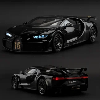 1:18 Scale Bugatti Chiron Alloy Car Model with Lights & Sounds - Ideal Gift for Car Lovers & Kids - Authentic Replica 1