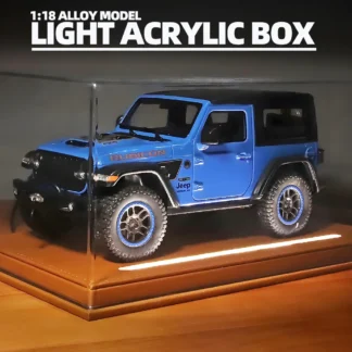 1:18 Scale Jeep Wrangler Alloy Model Car Toy with Sound & Light Effects - Perfect Gift for Kids & Collectors! 1