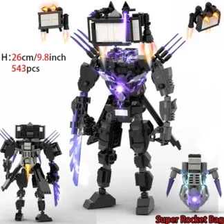 New Skibidi Toilet Weapon Titan TVMan Figure Building Block Toys For Boy Speakerman Bricks DIY Model Toy For Kid Adult Xmas Gift 1