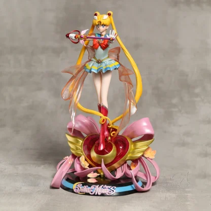 34cm Sailor Moon Super GK Tsukino Usagi Collection Figure Figurine Model Statue 1