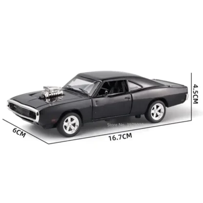 1/32 Fast and Furious 8 DodgeWar Horse Metal Car Model Toys Alloy Diecast Vehicle Models High Simulation Toys Boy's Gift Rebound 3