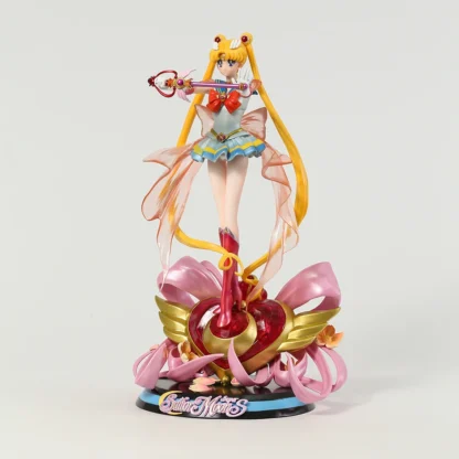 34cm Sailor Moon Super GK Tsukino Usagi Collection Figure Figurine Model Statue 3