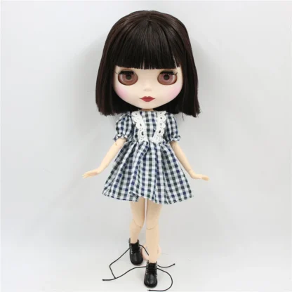 ICY DBS Blyth doll 1/6 bjd joint body short brown hair matte face 30cm toy girls gift anime - Image 2