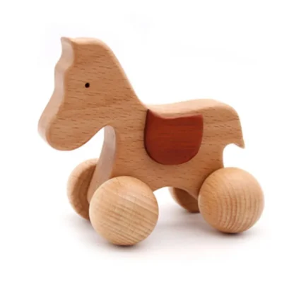 New Montessori Educational Wooden toy 3D Puzzle Wooden Animal Sensory Spinning Top Training Early Intellectual Learning Toy - Image 4