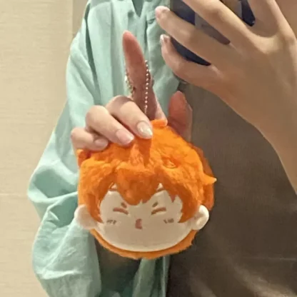 New10cm Anime Haikyuu Plush Toy Mini Volleyball Boy Plush Doll Shoyo Hinata Kei Tsukishima Figure Pendant Keychain Toy for Gift