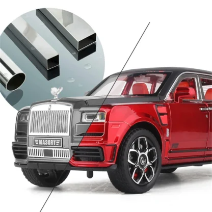 1:24 Rolls Royce Cullinan Masory SUV Alloy Luxy Car Model Diecasts Metal Toy Car Model Simulation Sound and Light Childrens Gift - Image 3