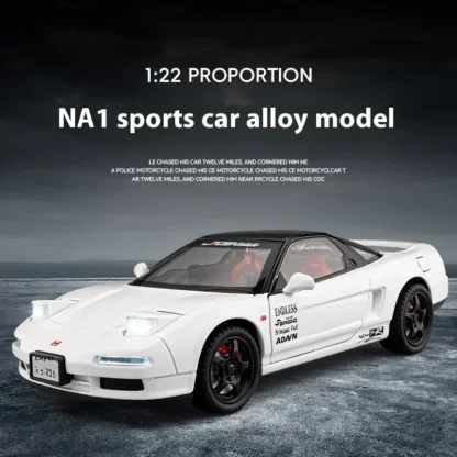 1:22 Honda NSX NA1 Supercar Alloy Model Car Toy Diecasts Metal Casting Sound and Light Car Toys For Children Vehicle