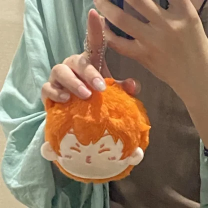 New10cm Anime Haikyuu Plush Toy Mini Volleyball Boy Plush Doll Shoyo Hinata Kei Tsukishima Figure Pendant Keychain Toy for Gift - Image 3