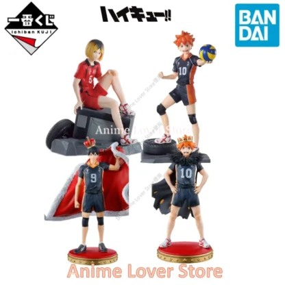 In Stock BANDAI Original Haikyuu!! Hinata Shoyo 10th Tobio Kageyama Hinata Shoyo Kozume Kenma Anime Action Figures Toys