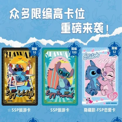 Original Disney Disney Lilo & Stitch Commemorative Collection Card FSP SSP Rare Limited Edition Anime Card Game Kids Toys Gifts - Image 2