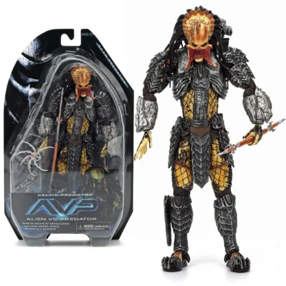 NECA AVP Alien vs. Predator Action Figure CelticPredator Scar Anime Figure Scar Predator Figure GK Statue Aliens Model Gifts 3