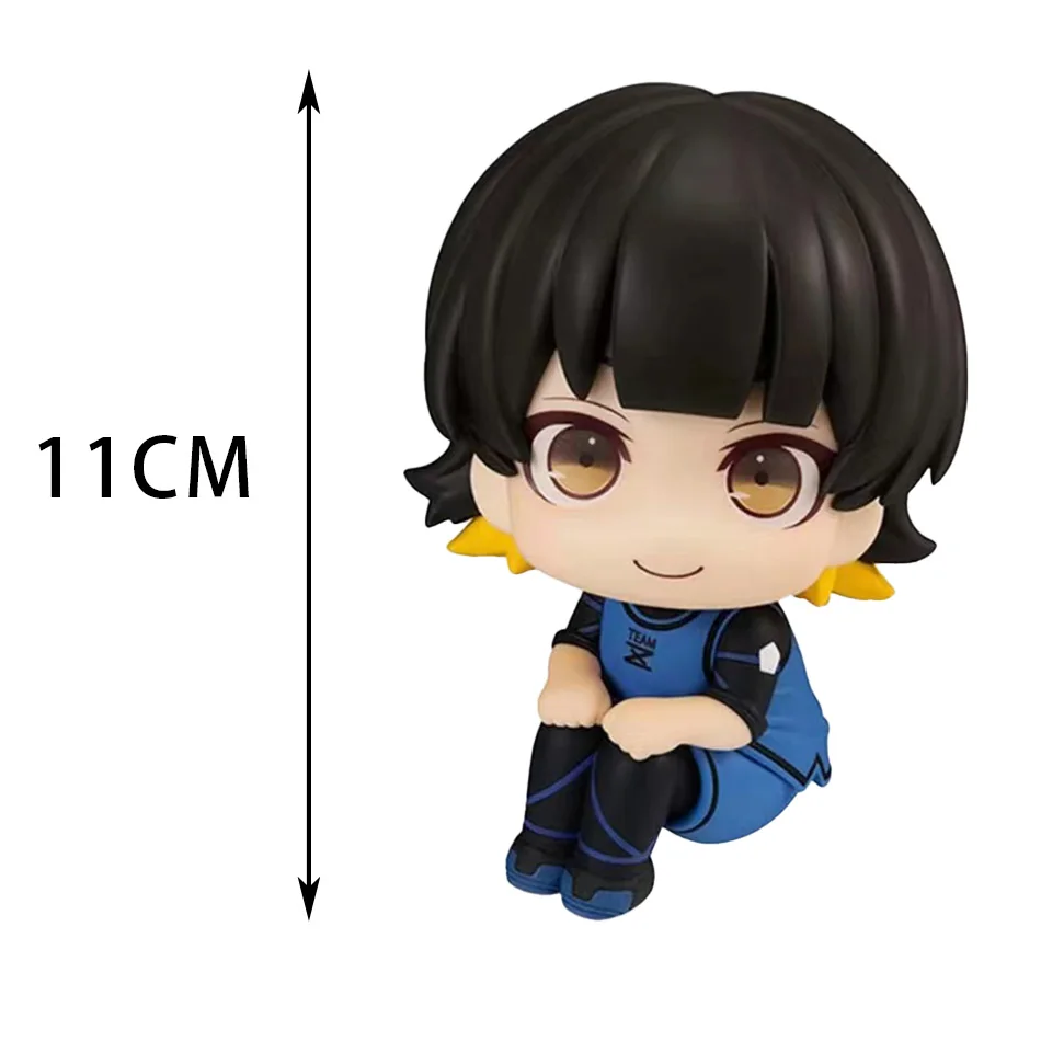 BLUE LOCK Action Figures Isagi Yoichi Bachira Meguru Anime Figure Q Version Figurine PVC Collectible Model Kids Doll Toys Gifts