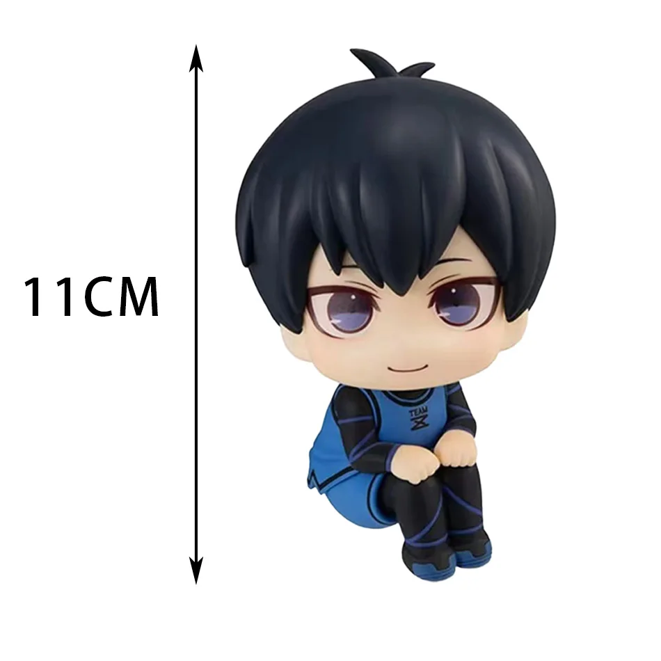 BLUE LOCK Action Figures Isagi Yoichi Bachira Meguru Anime Figure Q Version Figurine PVC Collectible Model Kids Doll Toys Gifts