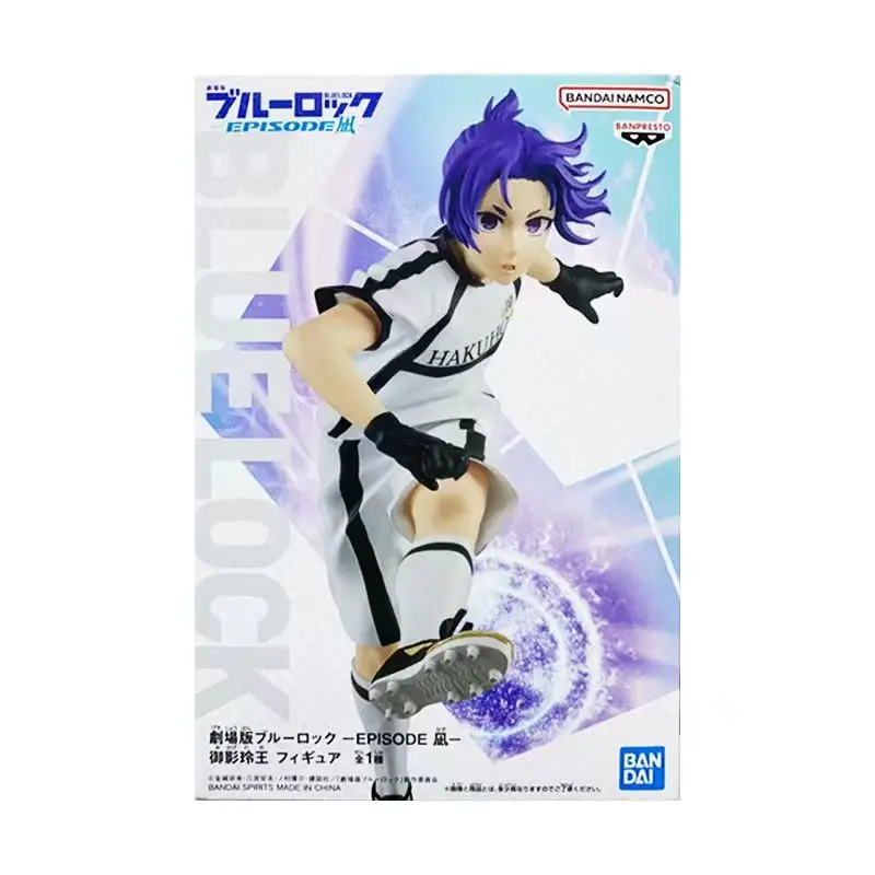 Original Banpresto BLUE LOCK Mikage Reo Action Figure Toys Anime Figurals Brinquedos Gifts