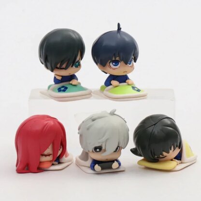 BLUE LOCK Isagi Yoichi Bachira Meguru Chigiri Hyoma Nagi Seishiro Rin Itoshi Cute Toys Figure Model Dolls 5pcs/set - Image 4