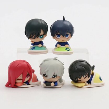 BLUE LOCK Isagi Yoichi Bachira Meguru Chigiri Hyoma Nagi Seishiro Rin Itoshi Cute Toys Figure Model Dolls 5pcs/set - Image 2