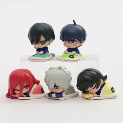 BLUE LOCK Isagi Yoichi Bachira Meguru Chigiri Hyoma Nagi Seishiro Rin Itoshi Cute Toys Figure Model Dolls 5pcs/set - Image 3