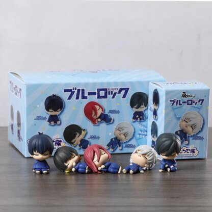 Set BLUE LOCK Sleeping Isagi Yoichi Bachira Meguru Chigiri Hyoma Nagi Seishiro Rin Itoshi Figure Toys Model Dolls Best Gifts