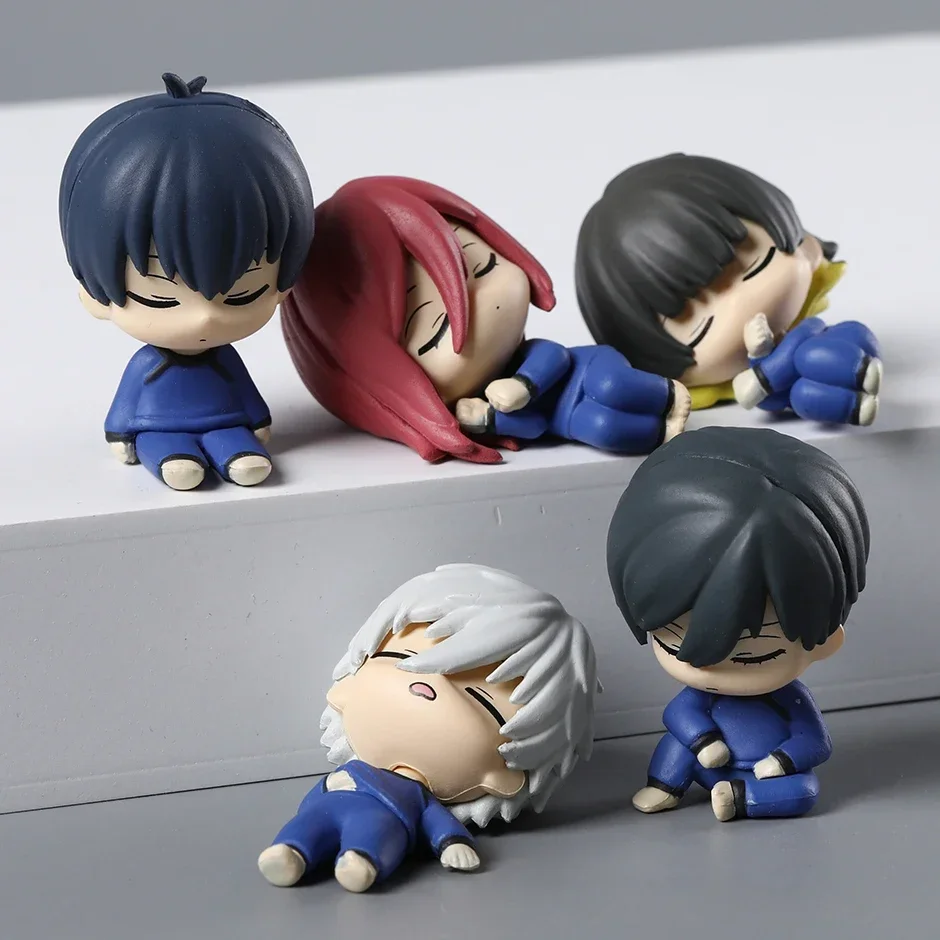 Set BLUE LOCK Sleeping Isagi Yoichi Bachira Meguru Chigiri Hyoma Nagi Seishiro Rin Itoshi Figure Toys Model Dolls Best Gifts