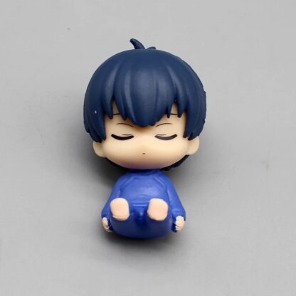 5pcs Blue Lock Gk Isagi Yoichi Nagi Seishiro Chigiri Hyoma Anime Figure Q Sleep Style Model Statue Desktop Children'S Toys Gifts - Image 4