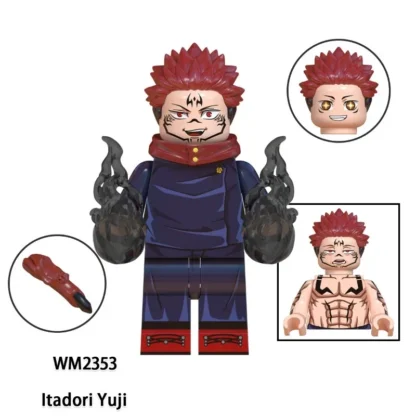 Jujutsu Kaisen Satoru Gojo Model Fashion Cartoon Anime Model Mini Action Toys Figures Assemble Models Children Birthday Toy Gift - Image 3