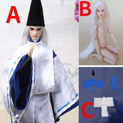 30cm Doll Chinese Ancient Costume Accessories 1/6 Male BJD Doll Figures Flexible Body Boy Doll Long Hair Boyfriend Toys Gift - Image 9