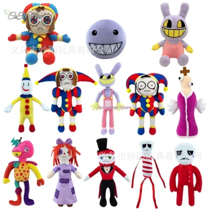 The Amazing Digital Circus Plush Pomni and Jax Plushie Cosplay Cute Costume Stuffed Animal Birthday for Kids Children Christmas - Image 2