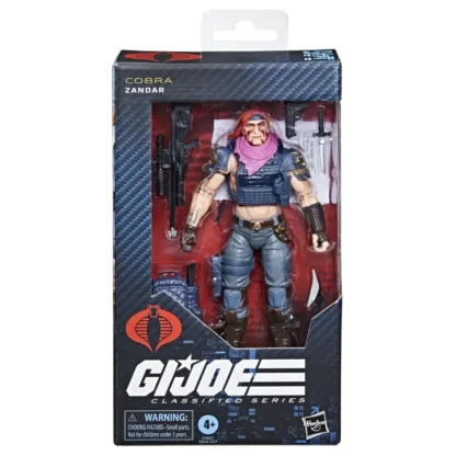 In Stock G.I. Joe GI Joe Classified Series 6" 146 Cobra Zandar Action Figure Figurine Pvc Model Toy Hobby Children Birthday Gift - Image 2