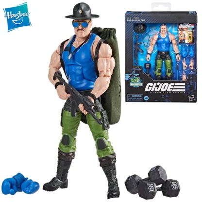 In Stock Original Hasbro G.i. Joe Classified Series Sgt Sergeant Slaughter Anime Figure Action Figure Model Collection Toys Boys