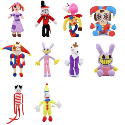 The Amazing Digital Circus Plush Toy Pomni and Jax Plushie Dolls Cute Stuffed Animal Toys Birthday Gift - Image 3