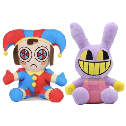 The Amazing Digital Circus Plush Toy Pomni and Jax Plushie Dolls Cute Stuffed Animal Toys Birthday Gift - Image 6