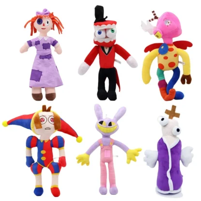 The Amazing Digital Circus Plush Toy Pomni and Jax Plushie Dolls Cute Stuffed Animal Toys Birthday Gift - Image 2