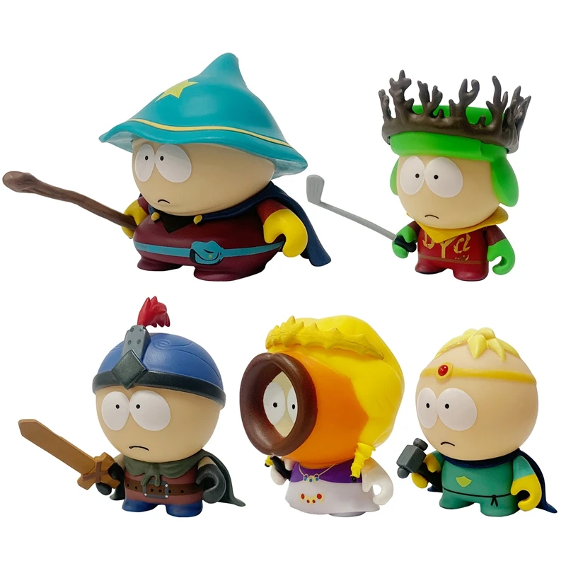 New South Park Anime Figure The Stick of Truth Kenny McCormick Stan Marsh Cute Lovely Dolls American Band Ornaments