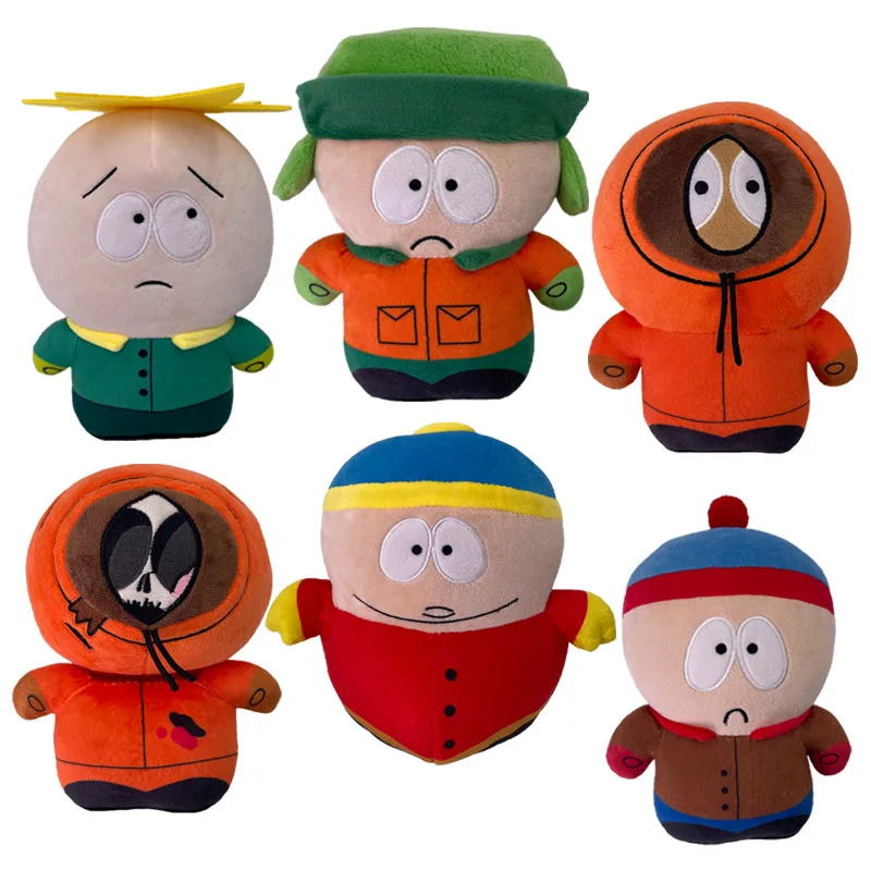 South Park Plush Toys cartoon Plush Doll Stan Kyle Kenny Plush Pillow Peluche Toys Ornaments Super Cute Cartoon Doll Figure